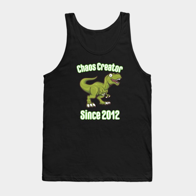 11th Birthday - Chaos Creator Since 2012 Tank Top by Kudostees